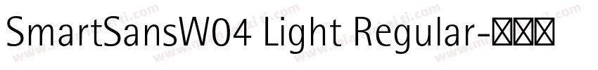 SmartSansW04 Light Regular字体转换